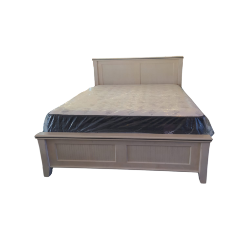 SN 8040 B QUEEN BED-WHITEWASH